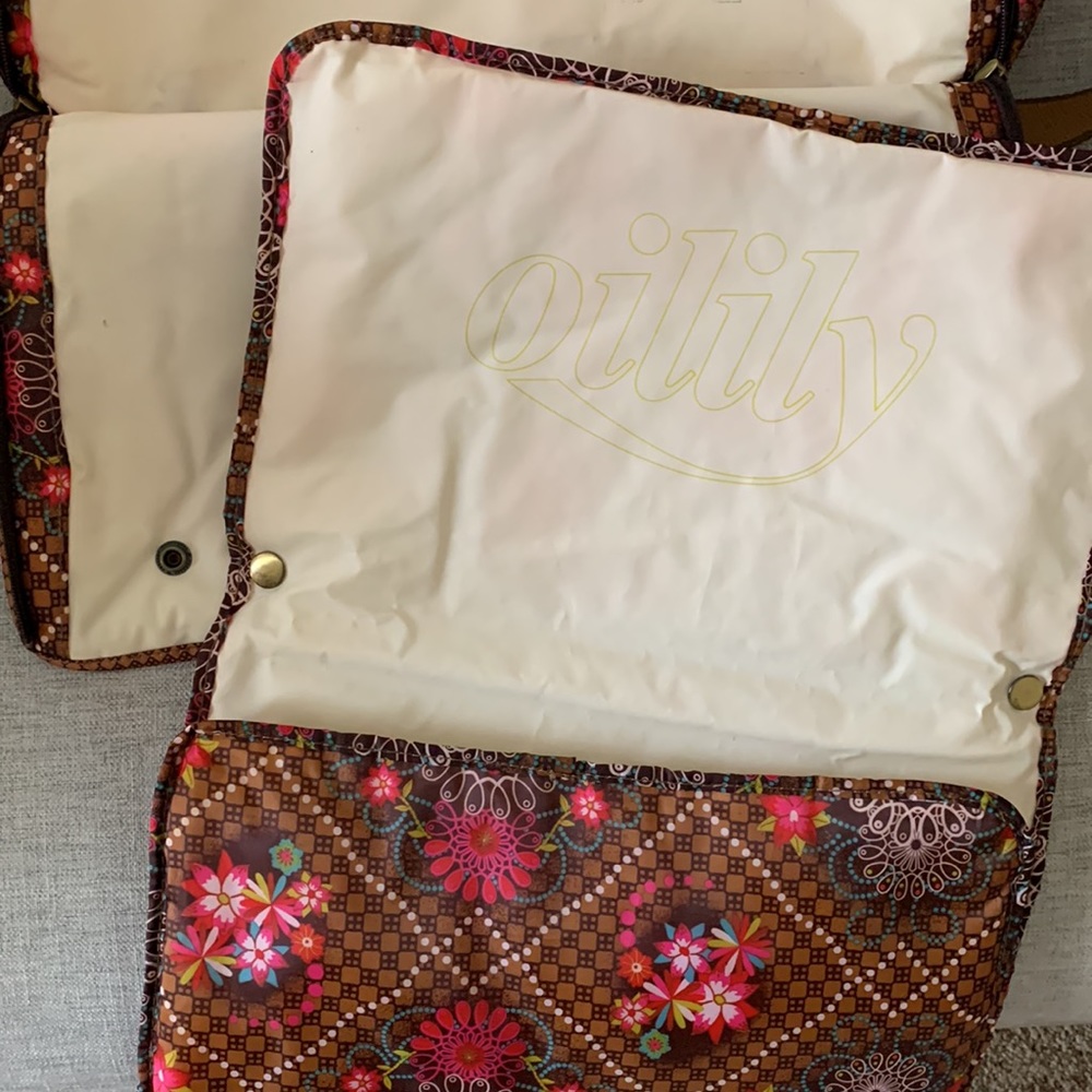 Oilily Brown and Pink Baby Bag Set - Picture 8 of 11